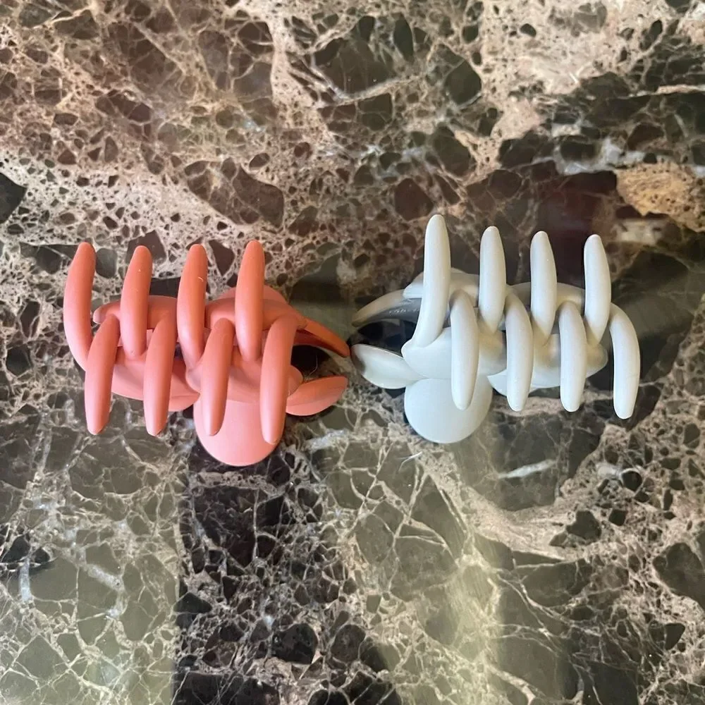 🎃 - ANTHROPOLOGIE Matte Art Flower Hair Clips!